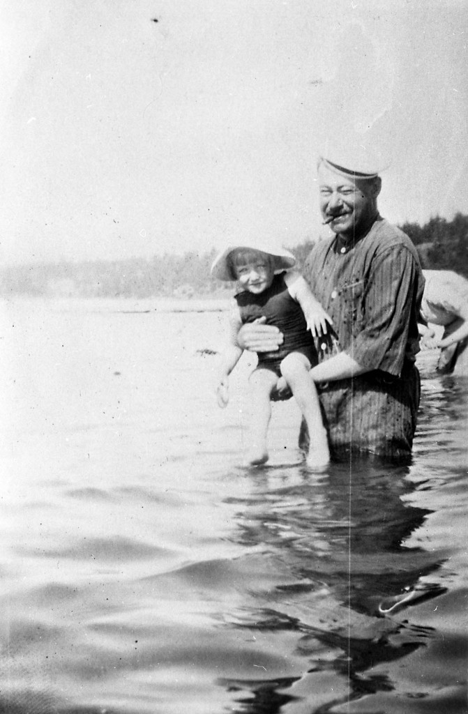 B.T. [Benjamin Tingley] Rogers and Margaret swimming; Reference code: AM1592-1-S2-F08 : 2011-092.3807.