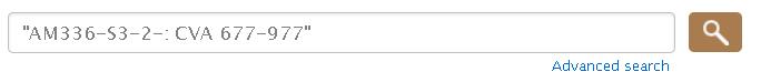 reference code in quotation marks