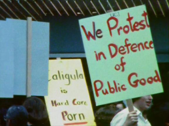 Still from Protest (1981). Reference code: AM1487-: MI-252