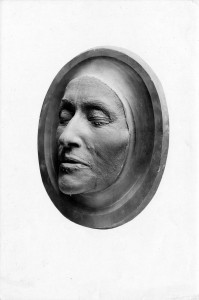 Death mask of E. Pauline Johnson by Charles Marega, 1913.  Reference code AM1102-S3-: LEG427.5