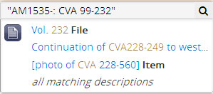 reference code in quotation marks