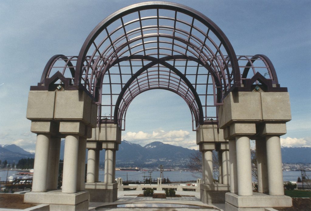 Portal Park with view of North Shore, 1986 or 1987. Reference code: COV-S477-3-F111-: CVA 775-29.3