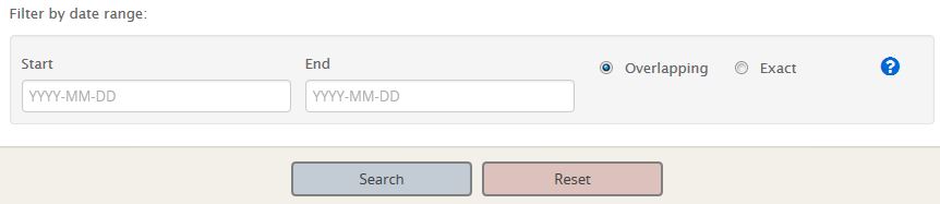 date search