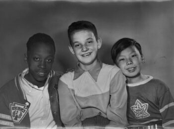 hree boys from the Vancouver Boys Club Association, 1950. Reference code: AM1545-S3-: CVA 586-13418