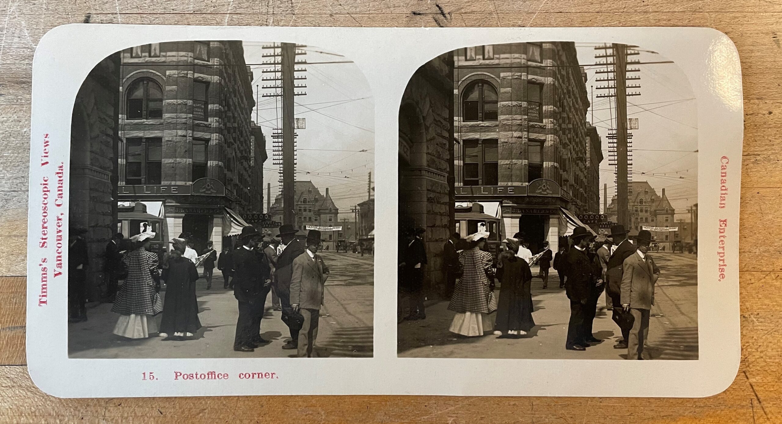 Silver gelatin print stereo card. Photo: Bronwyn Smyth