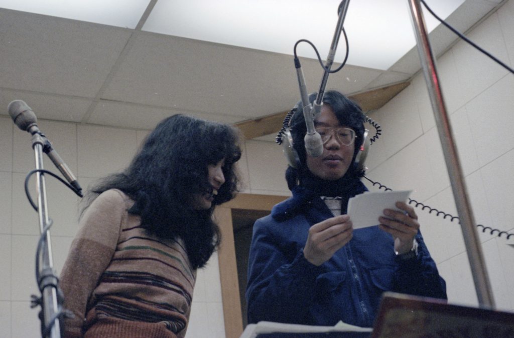 Recording an episode of Pender Guy, ca. 1979. Reference code: AM1523-S6-F48-: 2008-010.2118