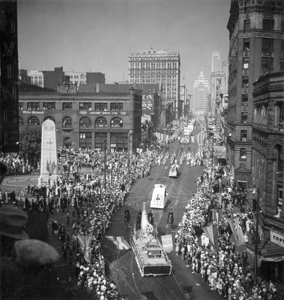 Jubilee parade in downtown Vancouver