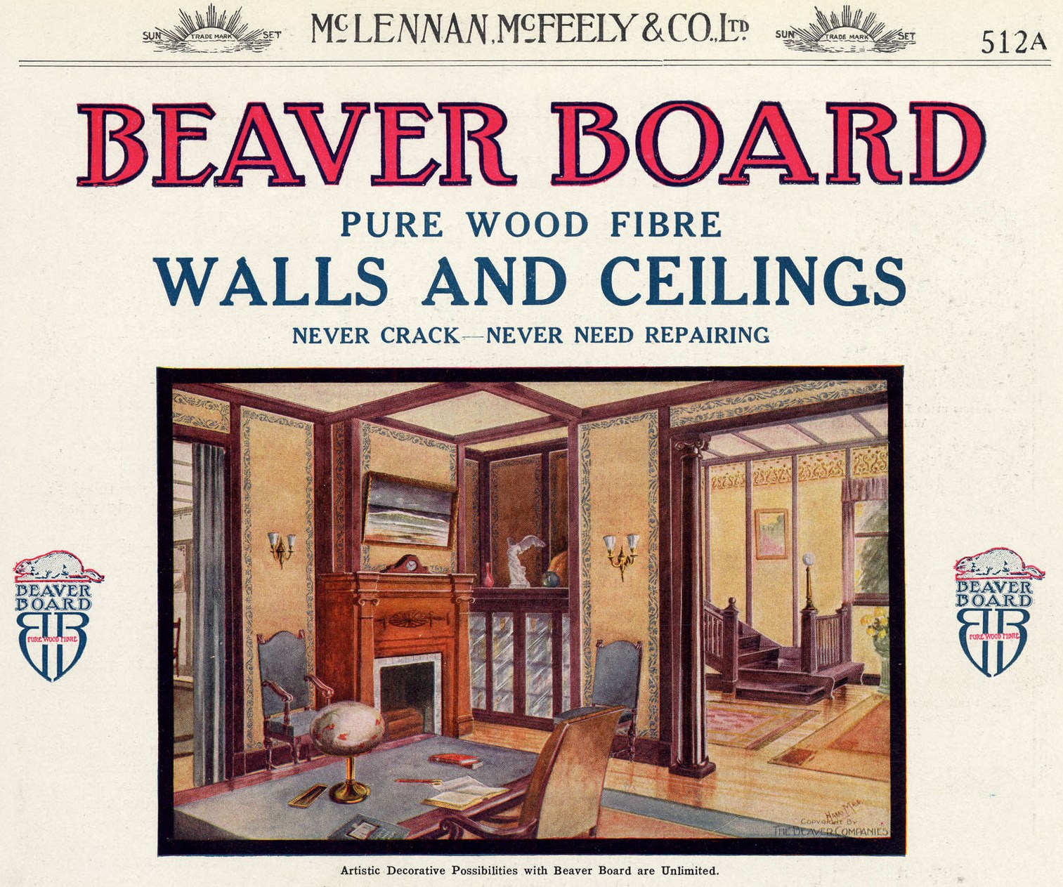 Beaver Board, page 512A