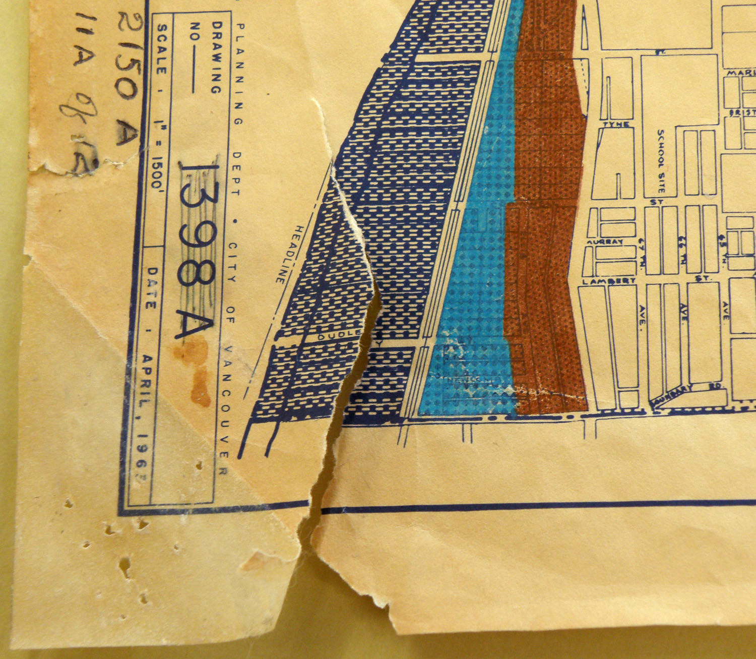 torn map