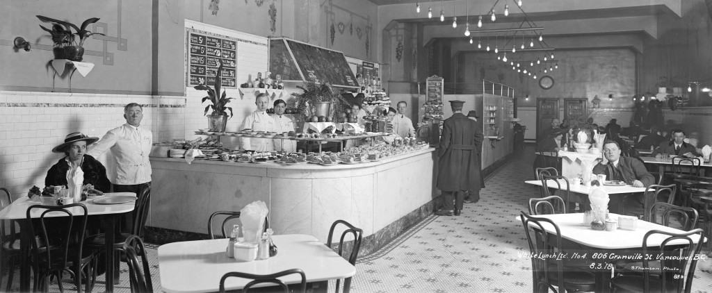 White Lunch Ltd. No. 4, 806 Granville St. Vancouver, B.C., 8 Mar. 1918. Stuart Thomson, photographer. Reference code: AM1535-: CVA 99-5167