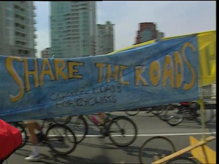 Critical Mass. Still from Cycle! Show # 3 (1995). Reference code: AM1651-: 2010-025.14.