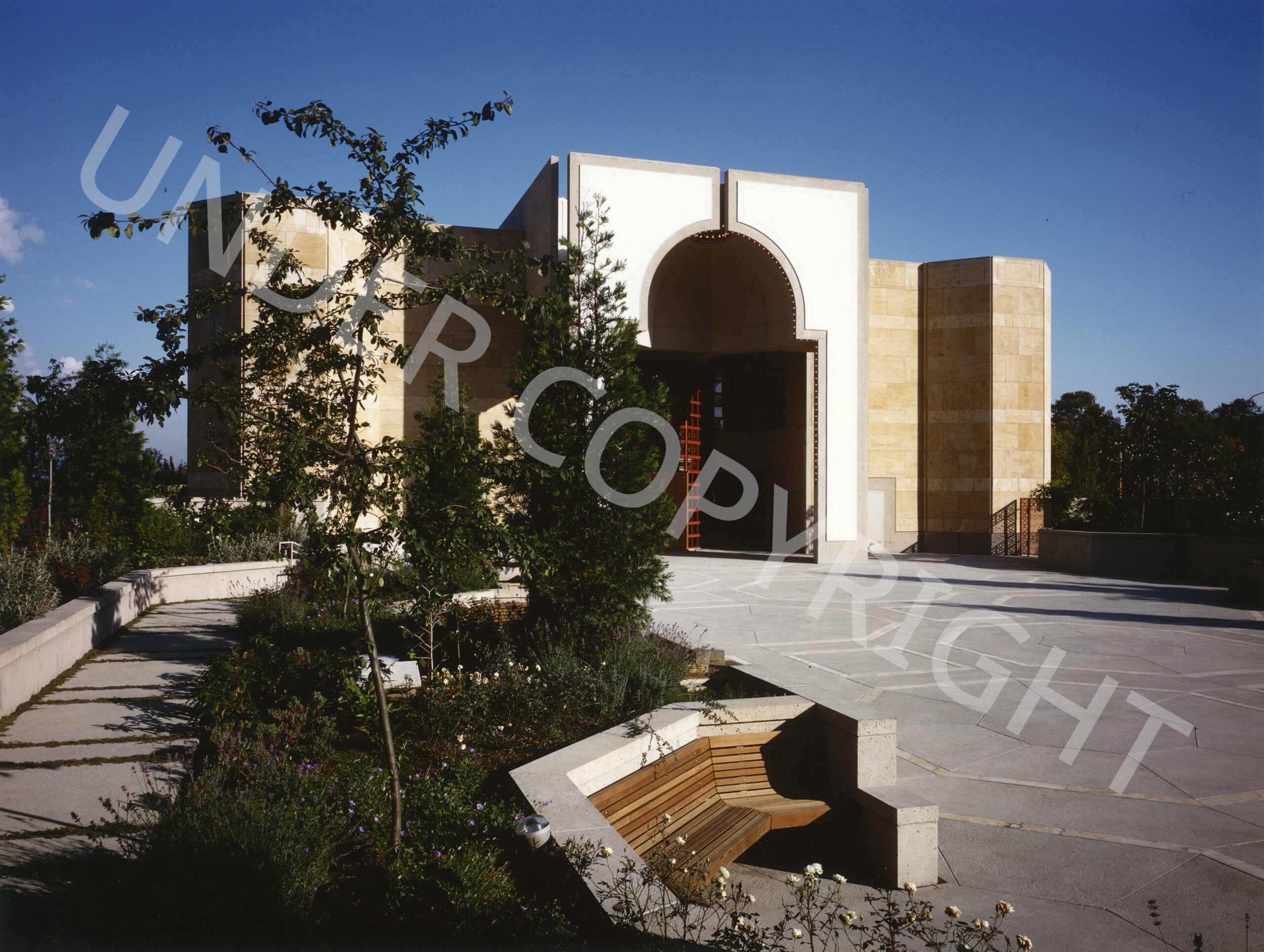 Jamatkhana courtyard and entrance. Reference code: AM1672-S1-F090 : 2011-031.1248, Gary Otte, photographer