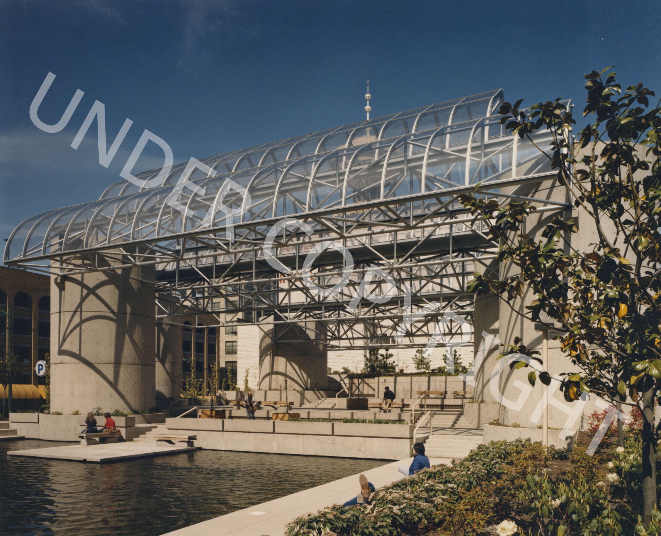 Cathedral Square, view of the canopy. Reference code: AM1672-S1-F162 : 2016-031.1492