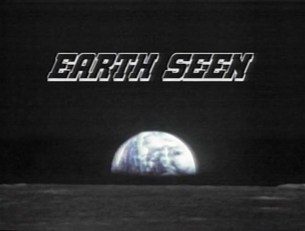 Still from the opening credits of Earth Seen episode #3, recorded March 14, 1994 (later episodes of the show were entitled as EarthSeen). Reference code: AM1698-S3-: 2023-092.0254 