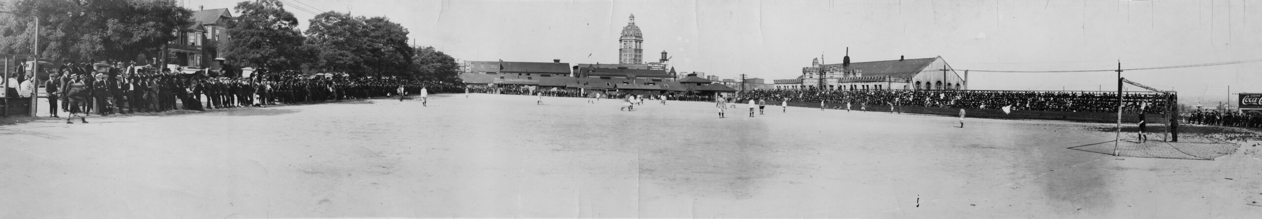 Soccer panorama, newly restored and digitized. Reference code: AM1376-: 2024-020.1
