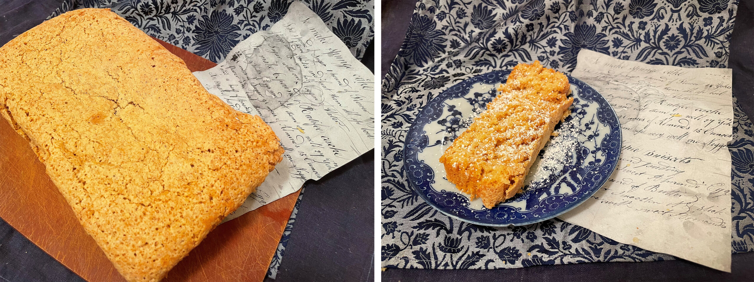 Ratifee cake (third of total recipe). Photos by Bronwyn Smyth