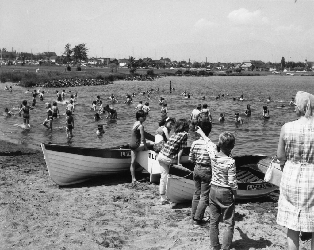 Summer fun at Trout Lake, 1966. Reference code: VPK-S615-: CVA 392-0256