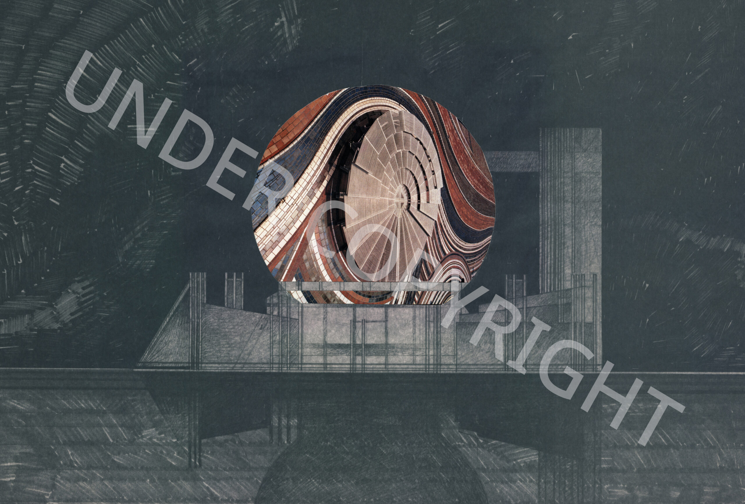Detail of concept for dome graphics. Reference code: AM1672-S1-F028