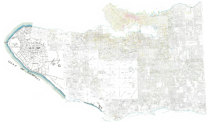 Screenshot of the Goad’s 1912 layer in the DataBC WMS.