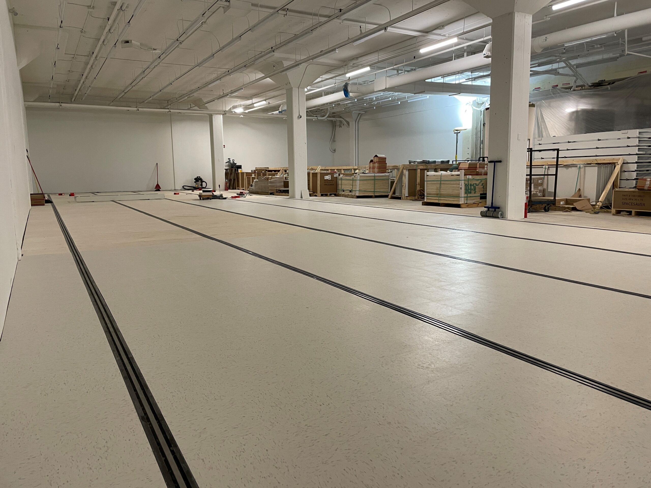 Finished mobile floor