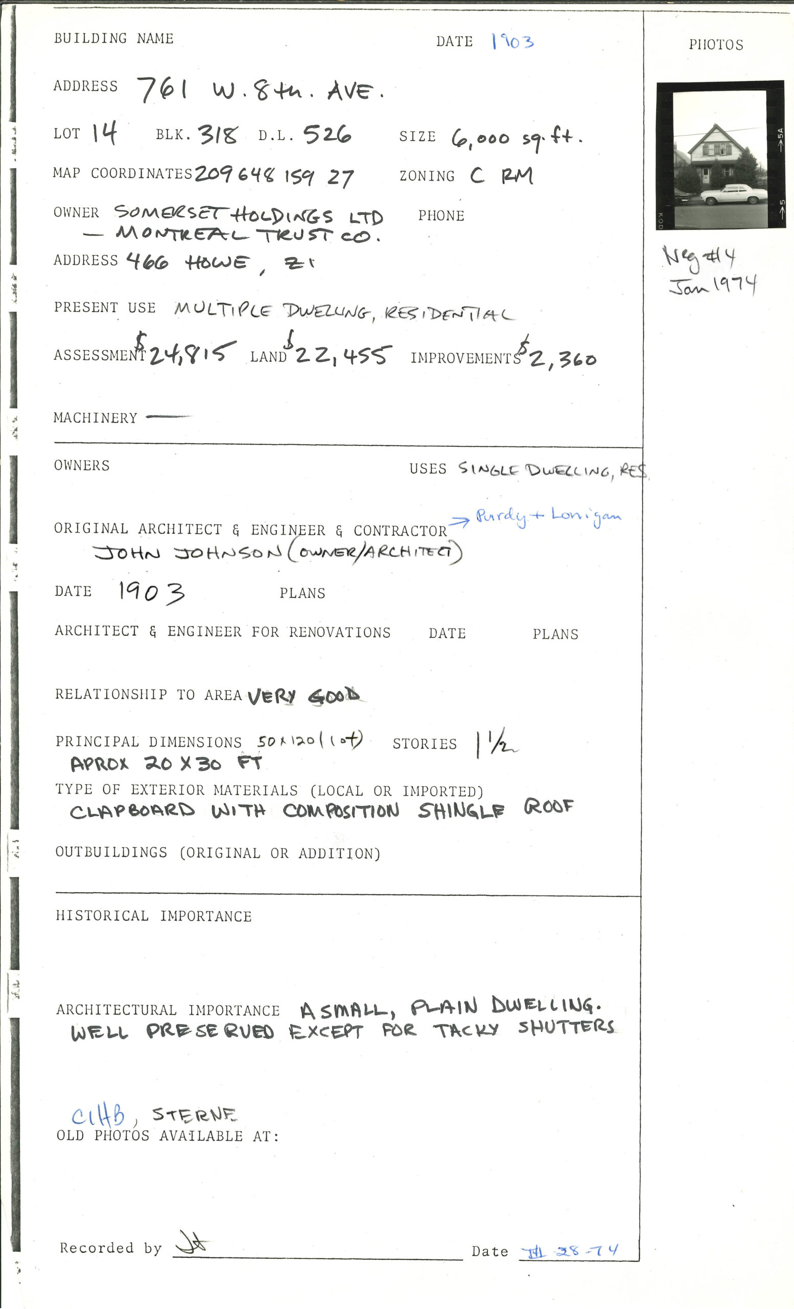But wait, there’s more! More Heritage Inventory photographs now ...
