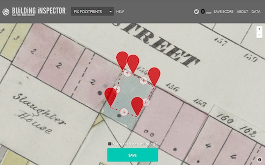 virtual pins on a map
