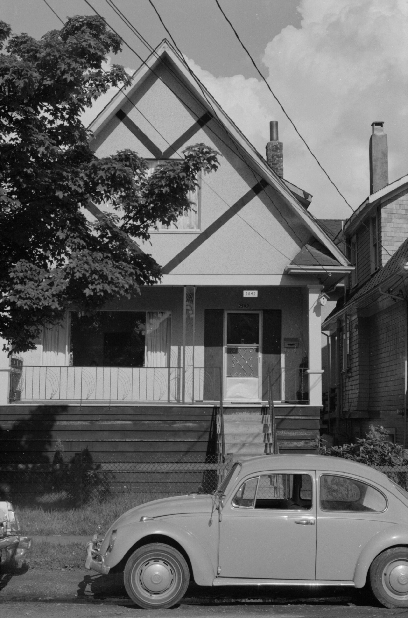 2842 Windsor Street, 1974. Found in the series Heritage inventory photographs of the “City of Vancouver fonds.” Reference code: COV-S644-: CVA 1095-06331