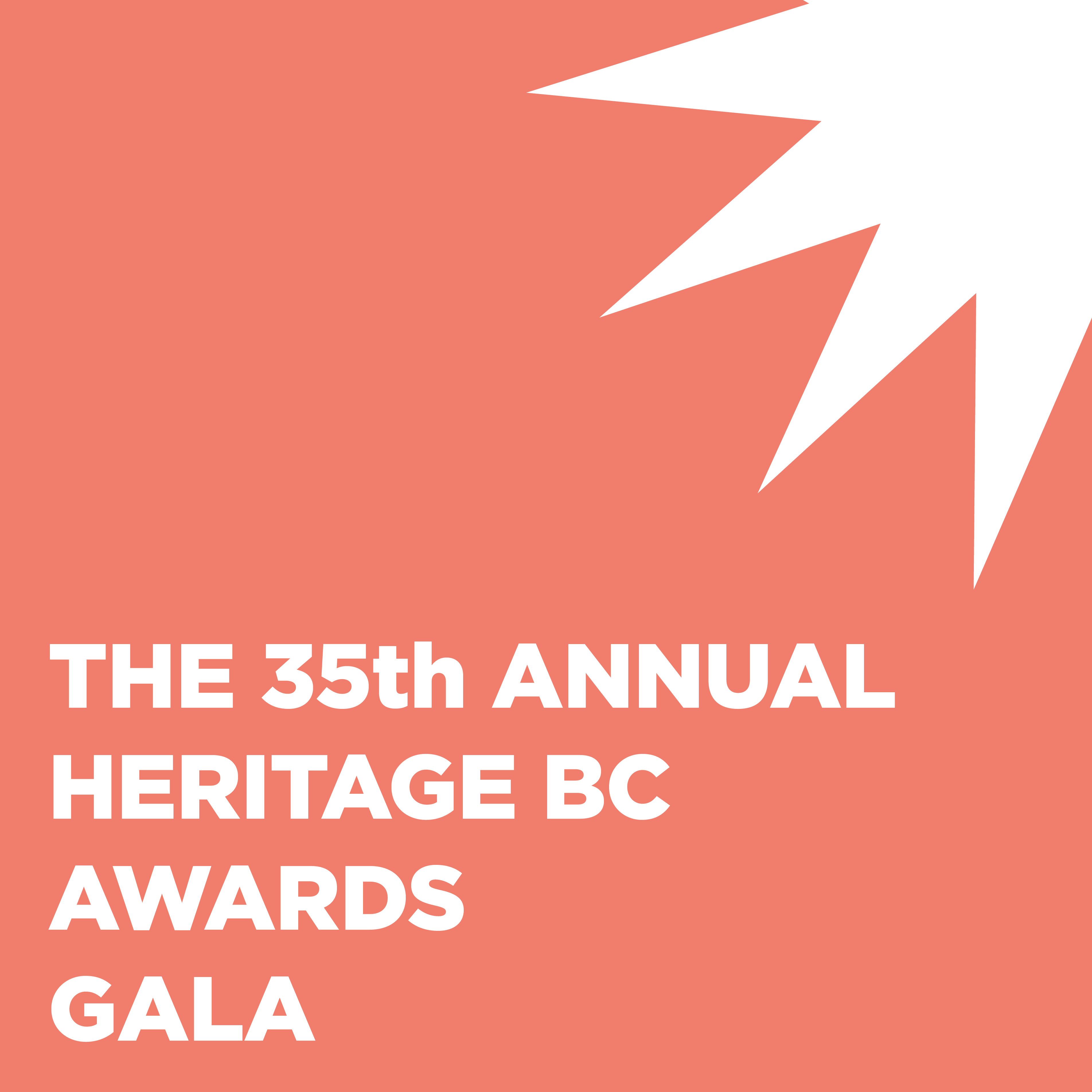 35th annual heritage BC awards gala logo